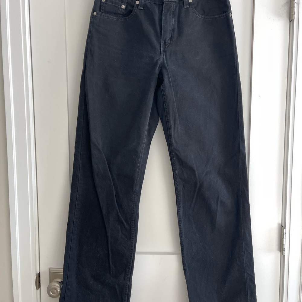 Vintage Levi's Black Jeans (size 4-6) Long Inseam